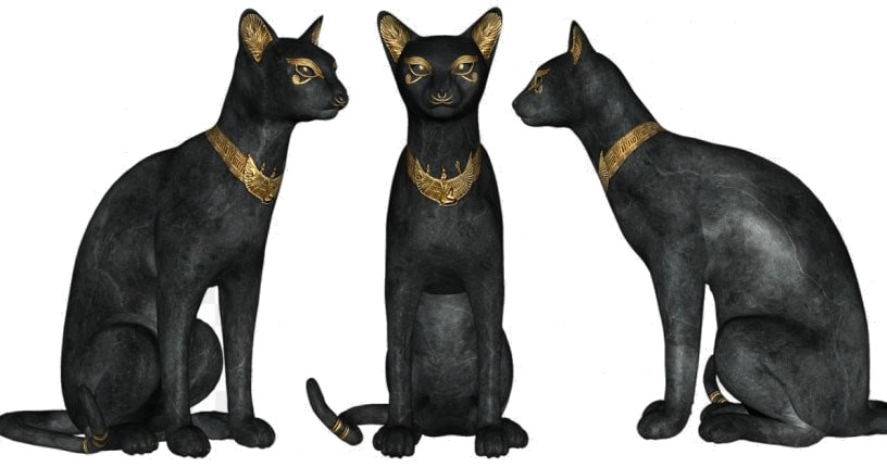 Sculptures et figures de chats egyptiennes